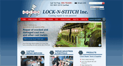Desktop Screenshot of locknstitch.com