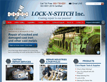Tablet Screenshot of locknstitch.com